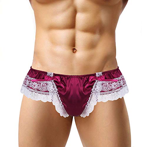 Underwear Lace Briefs Open Mens Thong Panties Butt G-String Low Sissy Sexy Sexy for Women Lingerie Set3