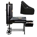 TAINO Chief XXL Smoker 130kg Set Abdeckhaube Holzkohle-Grill Räucherofen