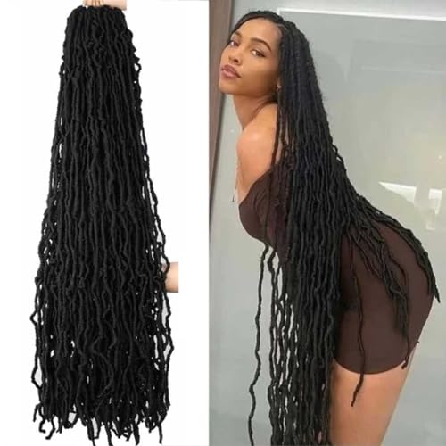 6 Packs Soft Locs Crochet Hair Pre Looped 36 Inch...