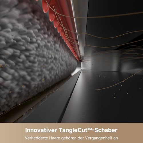 dreame H12 Pro FlexReach Nass- und Trockensauger, Flaches 180°-Design, Trocknung in 5 Minuten, 18 kPa Saugkraft, 90 °C Heißwäsche, Doppel-Kantenreinigung, Reinigung in 50 Minuten