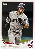 2013 Topps Mini #339 Nick Swisher Indians MLB Baseball Card NM-MT