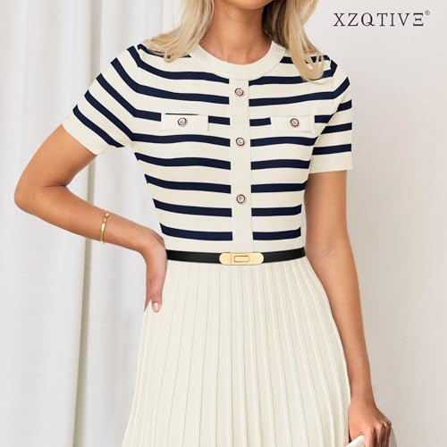 XZQTIVE Women's Leather Belt Elegant Ladies Thin Waist Belt for Dresses Jeans Pants with Shiny Buckle4