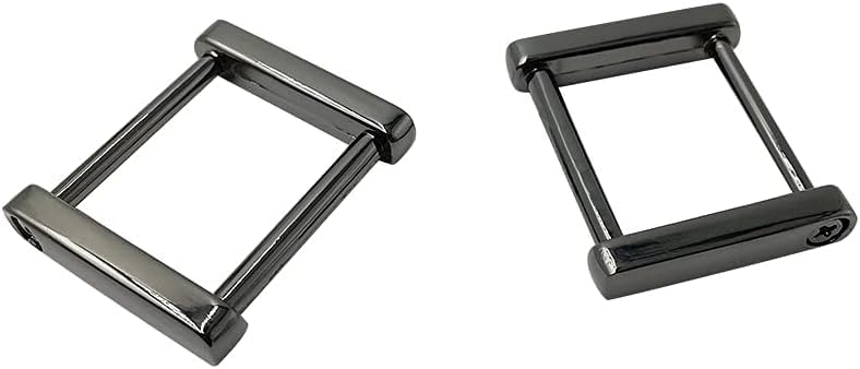 4Pcs Rectangle Screw Rings Buckle Strap Connector 3/4inch Bag Loop Purses Making - Image 6