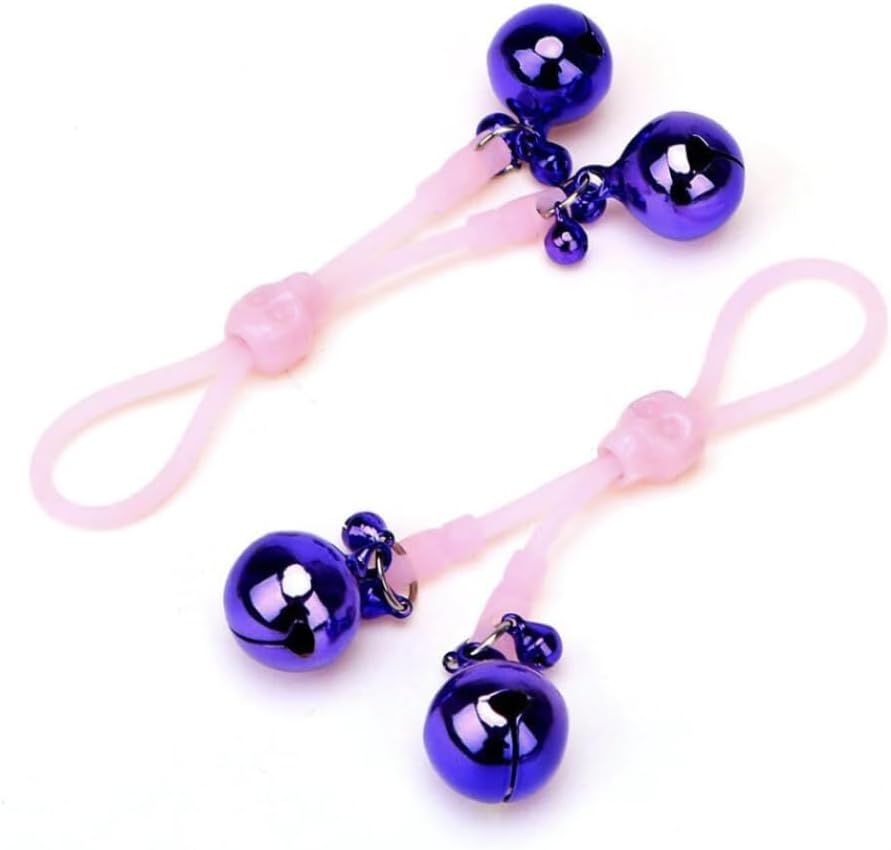 Jingle Bell Nipple Clamps Bondage Set for Couples KX08326