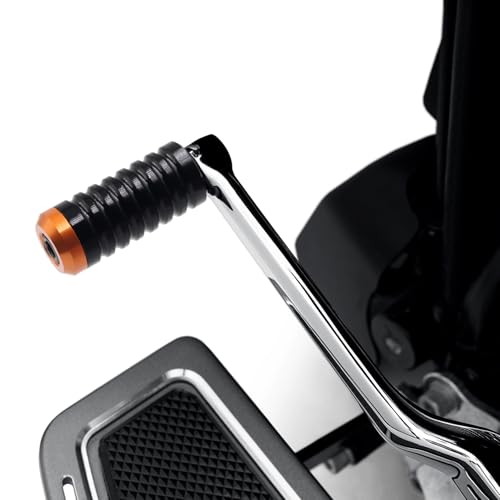 Image of Shifter Pegs For Harley Touring、Softail、Sportster Black & Orange