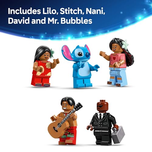 LEGO Disney Lilo and Stitch Beach House Toy - Building Playset for Kids, Girls and Boys, Ages 9+ - Includes 5 Minifigures - Disney Gift Idea for Fans of Lilo & Stitch Movie - 43268 - image 6
