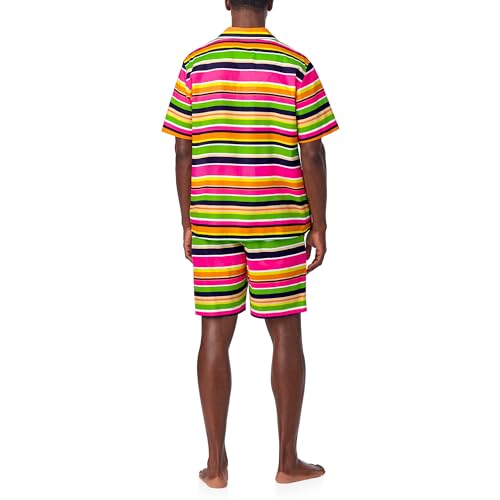Trina Turk PJs Men's Short Sleeve Notch Collar & Shorts Sleepwear Pajama Set, Organic Cotton3