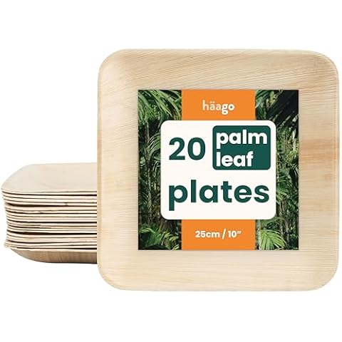 Assiettes en Feuilles de Palmier HAAGO Cover