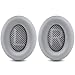 Professional Replacement Ear Pads, for Bose QC 35/25 / 15 QC2 / Ae2 / Ae2i / Ae2W / Sound Link/Sound True/Soft Protein Leather/Noise Isolation Memory Foam (Silver)
