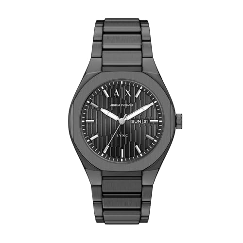 Montre Homme Armani Exchange AX4300 en acier gris canon de fusil 42mm