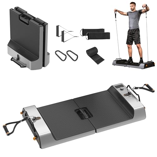 SQUATZ Apollo Board Smart Home Gym – All-in-One Fitness Station with Cable Weight Machine, 288 lbs Resistance, 5 Training Modes for Strength, Cardio & Conditioning