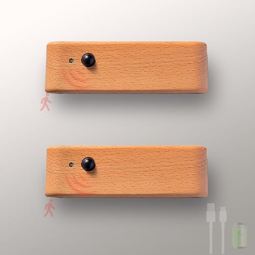 Iluminación de pared sin cables con sensor de movimiento para pasillos oscuros