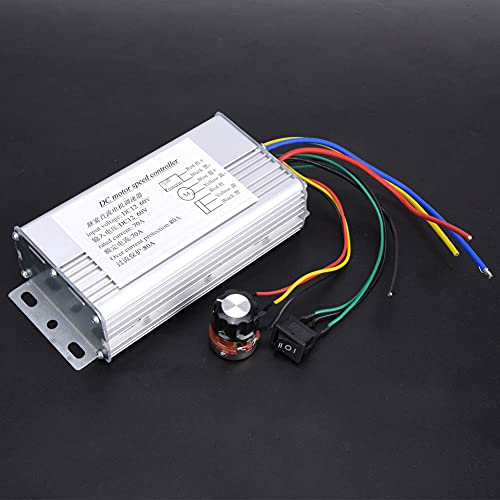 Contrôleur de vitesse PWM 12V-60V 70A avec inversion de rotation et potentiomètre déporté
