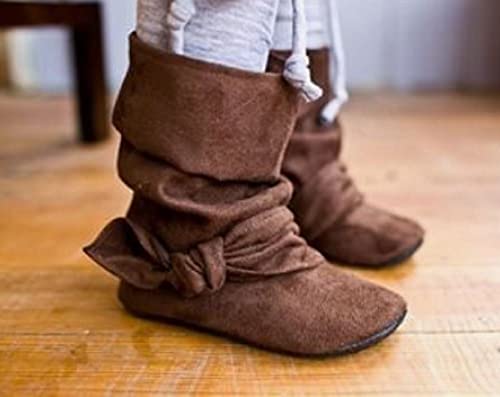 Jazamé Little Toddler Girls' Bella Suede Zipped Knee High Riding Dress Boots4