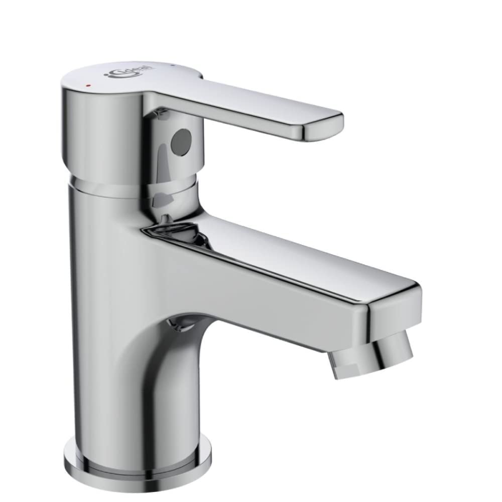 Danube Home Ideal Standard - Idealstream Basin Mixer | Brass Single Handle Basin Mixer, Bath Faucet, Sink Faucet For Bathroom, Commercial Lavatories, Kitchen - Chrome