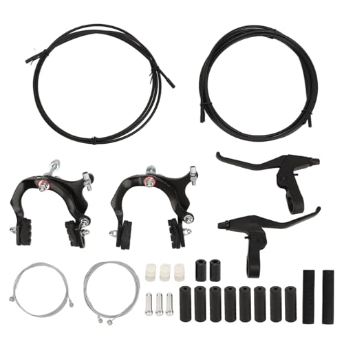 Niiyen Bike Brakes Calipers Set Front and Rear C Type Brakes Calipers C Type Replacement Set with Inner and Outer Cables for Moutain Road Bicycle
