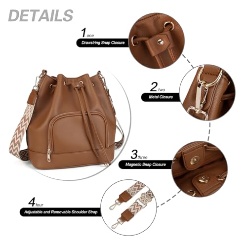 Bolso Bucket AFKOMST para mujer con correa desmontable miniatura 6