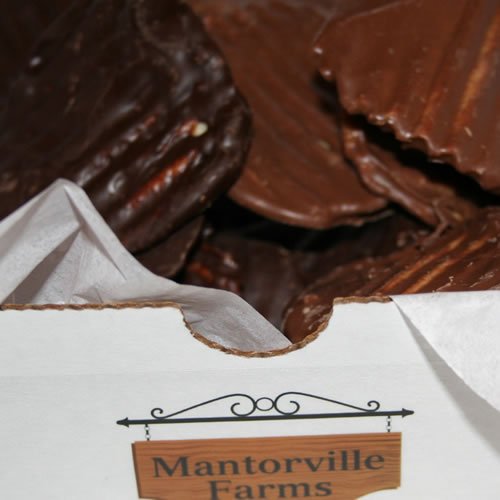 Miniatura 3 de Patatas fritas cubiertas de chocolate (garantía sin derretir) (chocolate oscuro, una libra)