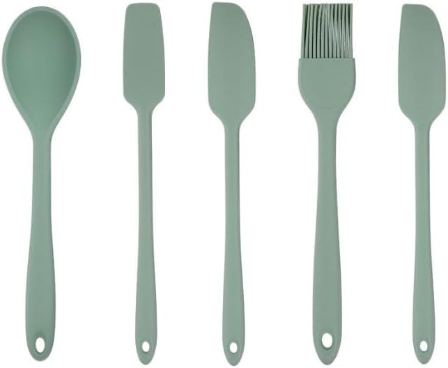 Cream Spatula Five Piece Set Silicone Kitchenware Oil Brush Baking Combination