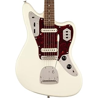 Squier FSR Classic Vibe ’60s Jaguar®, Olympic White - Les Beatles, Paul McCartney, John Lennon, RIngo Starr, George Harrison Squier FSR Classic Vibe '60s Jaguar®, Olympic White – Image 2