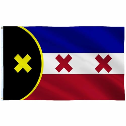 SUPVOX Manburg Festival Flag 59X35 Inch Colorful Polyester Digital Print Banner for Party Bar Outdoor Decor with Smooth Stitching and Easy Hanging
