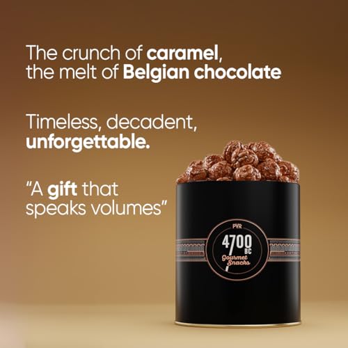 Image of 4700BC Gourmet Popcorn, Belgian Choco Caramel, Tin, 125g (Pack of 3)