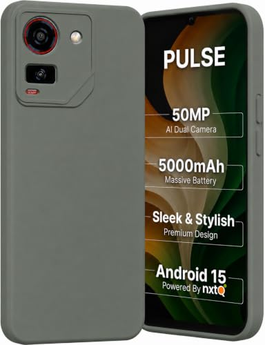 Image of FIRST MART Matte Silicone Back Cover for AI+Pluse - Green