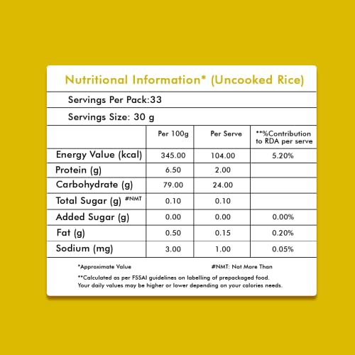 Image of Kohinoor Gold India's Finest Extra Long Authentic Basmati Rice, 1 Kg Pack (Pack of 2)