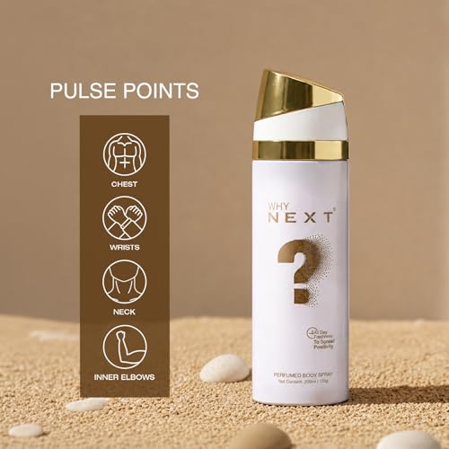 Image of Next Care Why Perfumed Body Spray for Men & Women | Long Lasting Unisex Deodorant Spray | Fresh Fragrance | 200ml