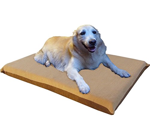 Ehomegoods 41"X27"X4" Beige Color Orthopedic Waterproof Memory Foam Pet Pad Bed For Medium Large Dog Crate Size 42"X28" With 2 External Covers #TOP19
