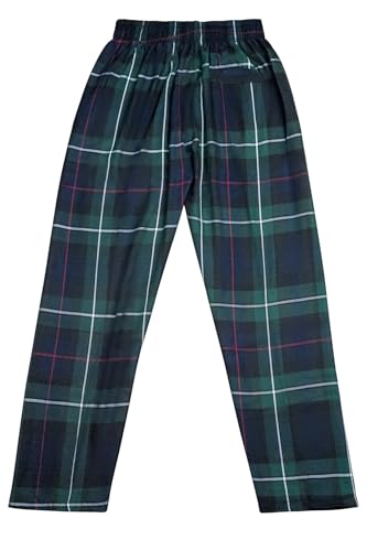 Briomhar Scottish Tartan Pajama Pants for Men - Plaid Flannel Sweatpants with Pockets3