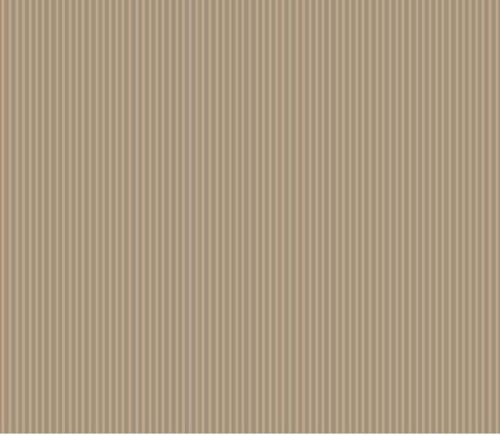 Image of Double Bedsheet Set with Pillow Covers | 200 TC Stripe Glace Cotton Bedding | Soft, Breathable & Durable Double Bed Sheet | Elegant Beige Striped Design