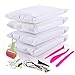 [3.5 Oz/Piece] 4 Block Soft Clay, White Ultra Light Air Dry Clay Set, DIY Creative Craft Modeling Clay Kit, w/Tools and Accessories