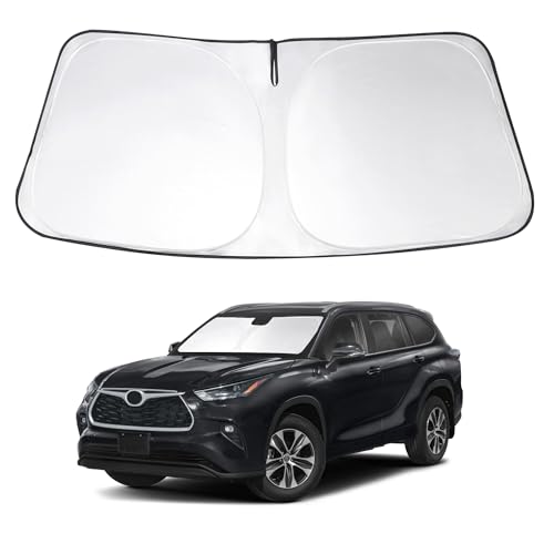 Image of Windshield Sun Shade Sunshade for 2020-2026 Toyota Highlander