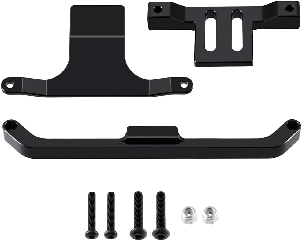 RCLIONS Aluminum Front Rear Body Shell Mount Bracket for 1/10th AXIAL SCX10 iii AXI03008 CJ-7 RC Crawler Car Vehicle Upgrades Parts Accessories