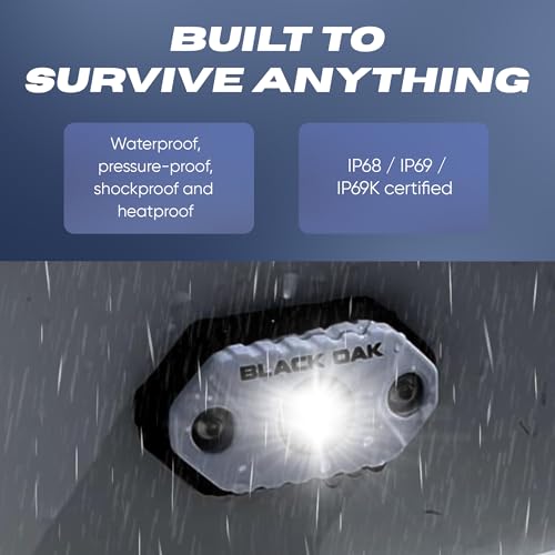 image for Black Oak LED Marine LED Boat Light Marine Accent Lights, Fishing, Cou