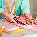 Sewing Scissors, 9 Inch Fabric Dressmaking Scissors Heavy Duty Shears Sharp Cutting for Cutting Fabric, Clothes, Leather, Raw Materials