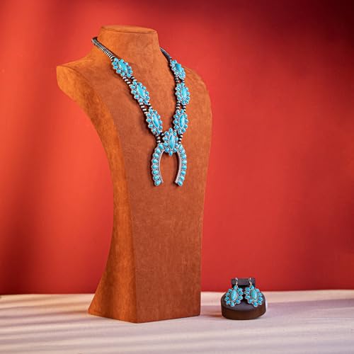 Image of Montana West Rustic Couture's Western Jewelry Set for Women Cowgirl Vintage Western Necklace Earring