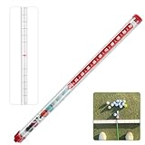 Profi Golfball Sammler Röhre   90cm Shag Tube Picker für Golfbälle   Praktisches Golf Zubehör, Golf Trainingshilfen & Golf Geschenke für Herren   Ballretriever mit Saugfunktion & Auswurf Mechanismus