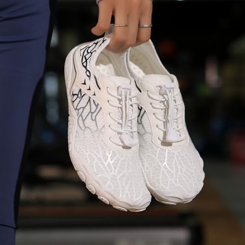 Image of Hike Barefoot Shoes Womens Men,Unisex Barefoot Water Shoes Breathable, Anti-Slip Hiking Footwear for Athletic Wide Toe Shoe Footwear for Hiking, Walking, Running, Yoga, and Water Sports