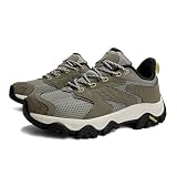 ailishabroy Men's Trail Shoes Slip-Resistant: Protective Hiking Boots Reinforced Toe Hiking Men for Muddy Trails & Creek Crossings - Trekking Shoes