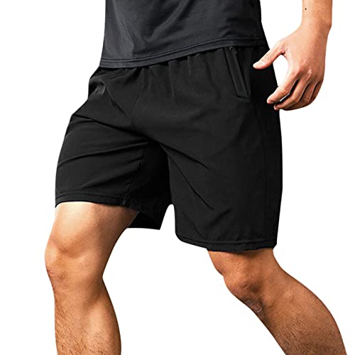 Herrenshorts Cargohose Men Short Pants Bermuda Sommerhose kurz für Männer Trekkinghose Freizeit Einfarbiges Lose Shorts Herren Sommer Lässige Sport mit Kordelzug Tasche Stretch-Baumwollshorts Cover