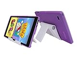 iShoppingdeals - Purple TPU Rubber Cover Case and Multi-Angle View Stand Holder for Nextbook Ares 8L...