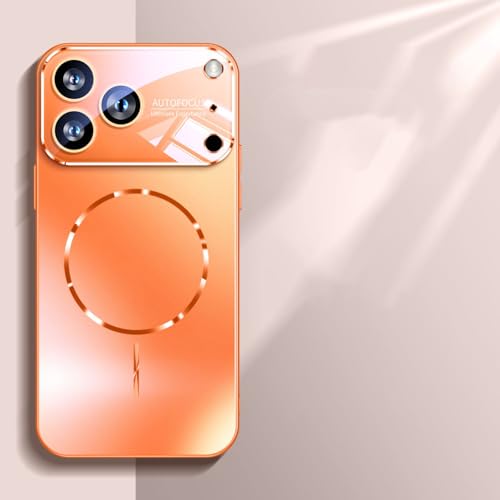 Coque iPhone 12 Pro magnétique orange mate pour rester connecté en déplacement