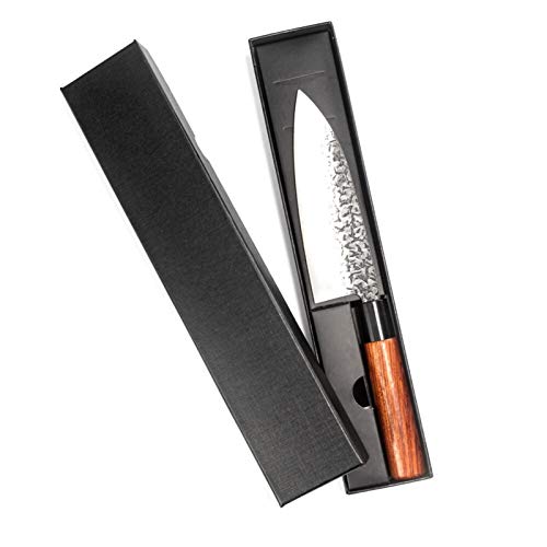 Chef profesional Cuchillo de cocina Salmón Sushi Sashimi Salmón Pescado Fileteado Cuchillos Acero inoxidable Cortador (Color : A)