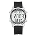 Hearkent Podometro Reloj para Caminar para Senior Sin Bluetooth No Requiere App con Contador de Pasos Calorias y Numeros LCD Grandes (Negro)