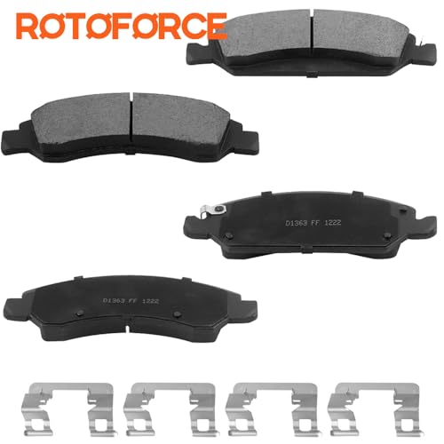 RotoForce D1363 Front Ceramic Disc Brake Pads Set Fit for 2008-2014 Chevrolet Avalanche Silverado Suburban 1500/Tahoe Fit for 2008-2014 Cadillac Escalade ESV/EXT 2008-2014 GMC Yukon XL SIERRA 1500 by RotoForce - Image 6