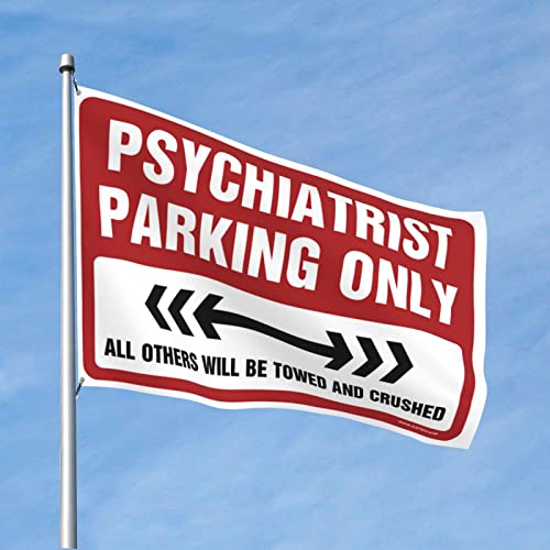 Drapeau de chambre psychiatre pour une décoration murale de studio étudiant