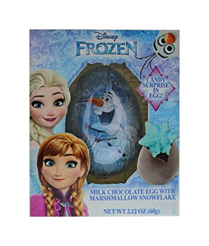 Disney Frozen 2 Milk Chocolate Easter Egg with Olaf Shaped Marshmallow, 2.12 Ounce