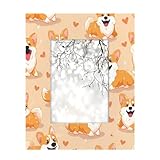 Cadre photo de 12,7 x 17,8 cm : la taille du cadre est de 20 x 25,1 cm, convient pour les photos de 12,7 x 17,7 cm. Il y a des supports robustes à l'arrière du cadre qui peuvent être placés verticalement ou horizontalement, ou peuvent être accrochés au mur via des crochets